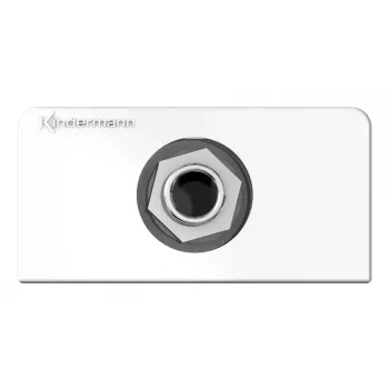 Kindermann 7456000417 audiopistikupesa 6,35 mm, hall/valge
