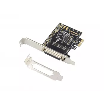Conceptronic 4-pordiline DB9 RS232 jadaliiidese PCIe-kaart, PCIe, RS-232, PCIe 2.0, RS-232, Must, Hiina