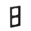Seinaplaadi raam Busch-Jaeger 1722-885K, kruvivaba termoplast, must, 80×151 mm, 11 mm paks