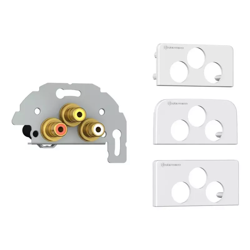 Pistikupesa 3 x RCA Kindermann 7456000530