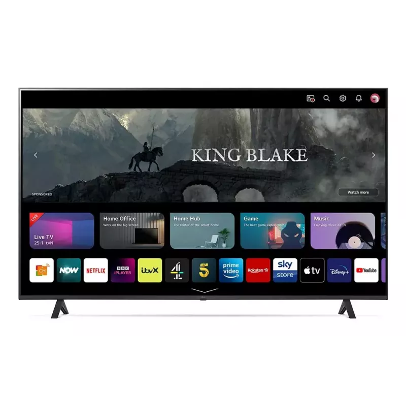 LG UHD 55UR78006LK 139.7 cm (55 tolli) 4K Ultra HD nutiteler Wi-Fi must