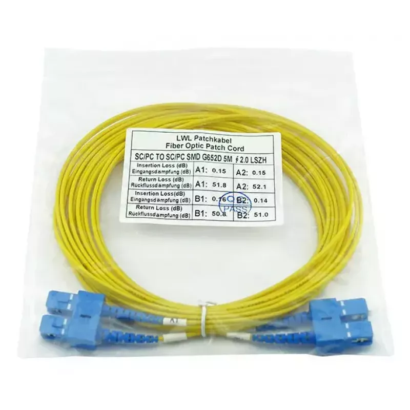 Fiiberoptiline kaabel BlueOptics CAB-SMF-SC-SC-3-BO 3 m G.657.A1 SC SC