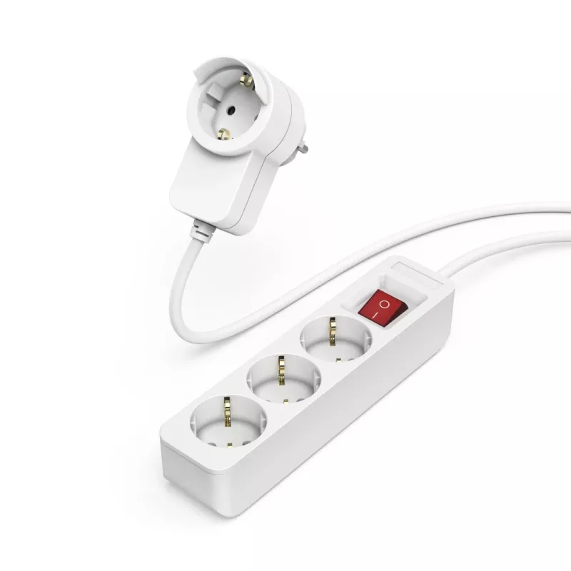 Hama 00223081 pikendusjuhe 1,4 m 3 vahelduvvoolu pistikupesa Siseruumidesse Valge