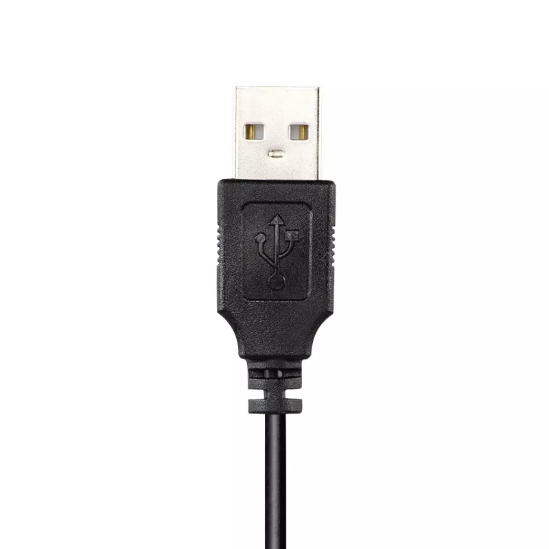 Hama HS-USB300 PC kontorikõrvaklapid, juhtmega, USB, must