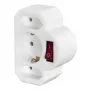 Hama 00223217 toitepistikupesa adapter Valge