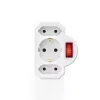 Hama 00223217 toitepistikupesa adapter Valge