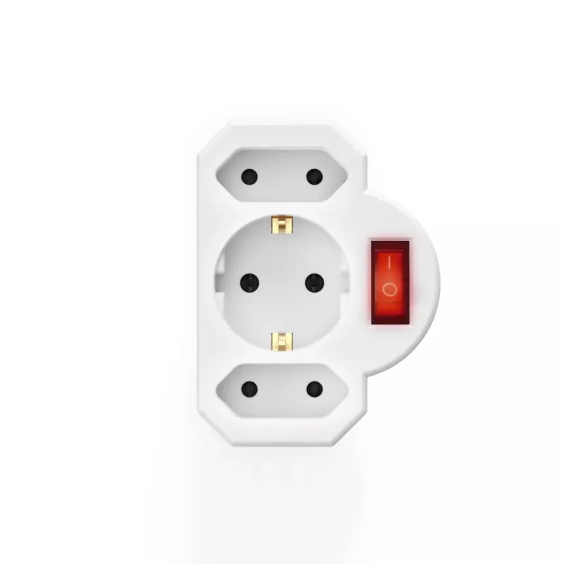 Hama 00223217 toitepistikupesa adapter Valge