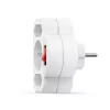 Hama 00223217 toitepistikupesa adapter Valge