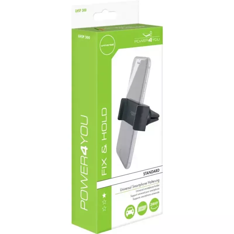 Passiivne hoidik Schwaiger LHSP300 513 Mobiiltelefon/nutitelefon Must