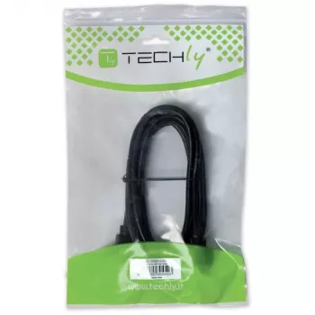 Techly USB 2.0 kaabel A isane / B isane nurgaga 3m ICOC U-AB-30-ANG
