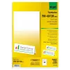 Sigel DP049 lauakaardid, 190 x 60 mm, 185 g/m², erevalge, 40 tk (20 lehte x 2)