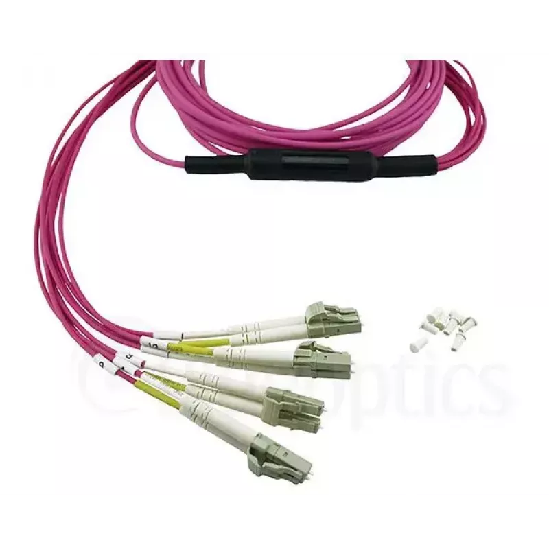 BlueOptics EMC CBL-MPO12-4LC-OM4-2M fiiberoptiline kaabel MPO 4x LC 2m