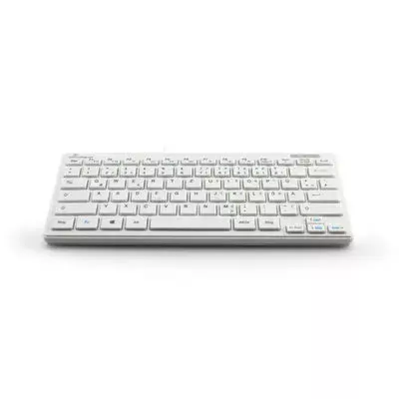 Klaviatuur MediaRange MROS113 Office USB QWERTZ saksa valge