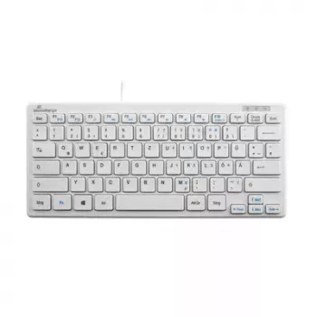 Klaviatuur MediaRange MROS113 Office USB QWERTZ saksa valge