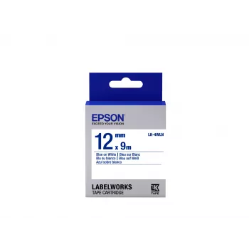 Epson Label Cartridge Standard LK-4WLN Blue/Valge 12mm (9m)