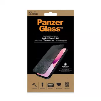 PanzerGlass privaatsusekraani kaitse Apple iPhone 13 Mini servast-servani kriimustus- ja põrutuskindel