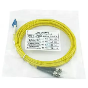 BlueOptics SFP3133BU1MK InfiniBand fiiberoptiline kaabel 1 m LC ST kollane