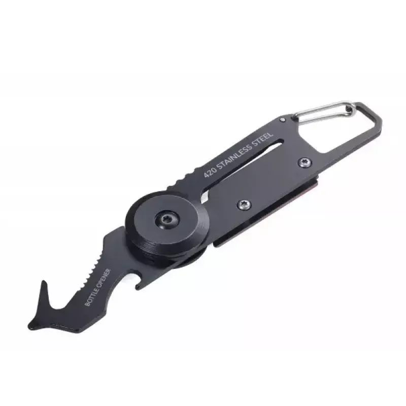 Key carabin TROIKA KTL26-RD Must Punane