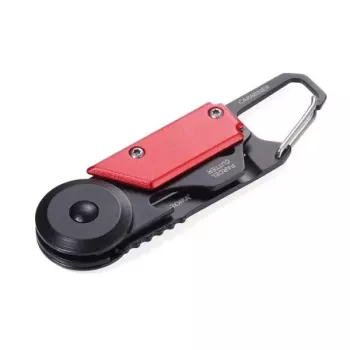Key carabin TROIKA KTL26-RD Must Punane