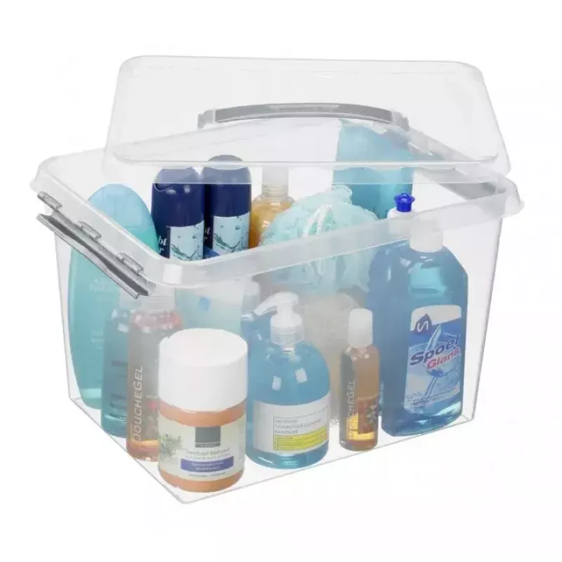 Hoiukast Sunware 78800609 Ristkülikukujuline Plastik Läbipaistev