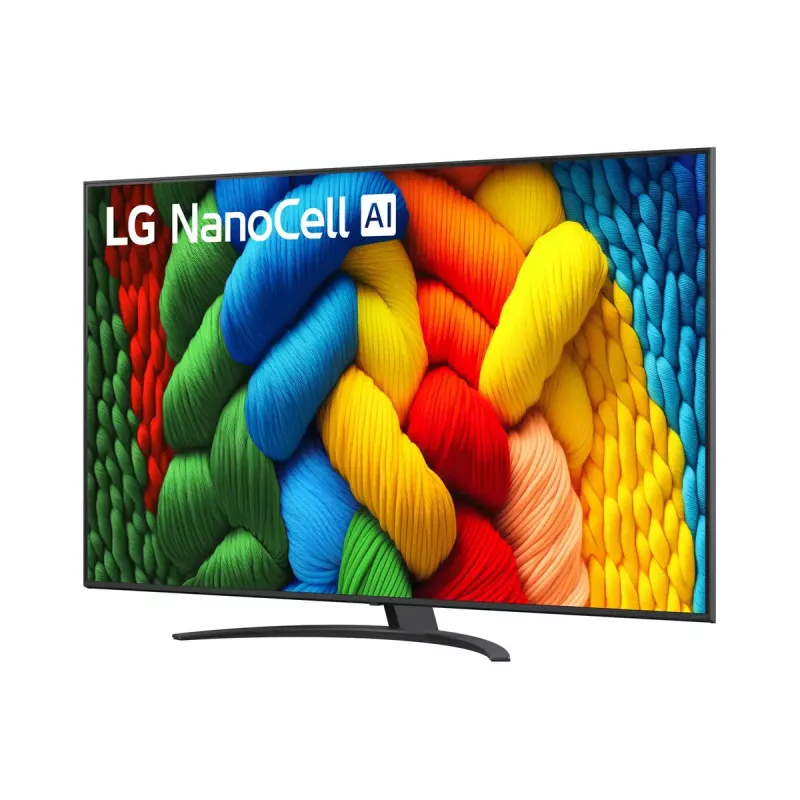 LG NanoCell AI 75NANO81A6A 190,5 cm (75 tolli) 4K Ultra HD nutiteler Wi-Fi Must