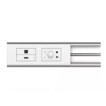 Kaablikarp VISION TC3 SURRBE65 lauale, valge, 210×68×28 mm, 1 tk