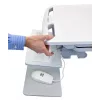 Multimeediakäru Ergotron StyleView, alumiiniumhall ja valge