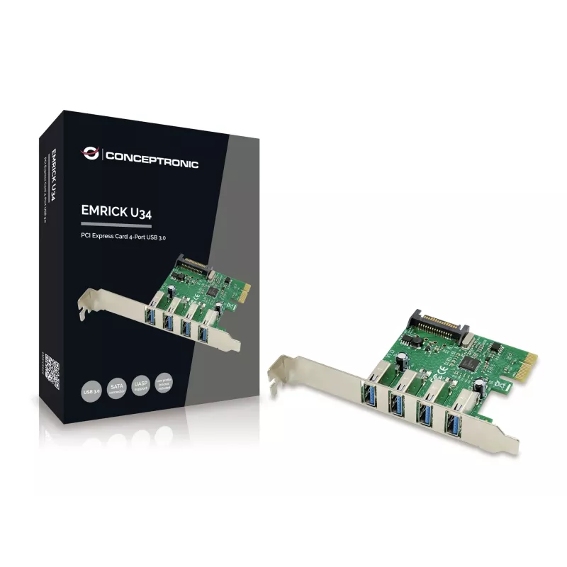 Conceptronic EMRICK02G liidesekaardid/adapterid Sisemine USB 3.2 Gen 1 (3.1 Gen 1)