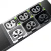 APC NetShelter Rack PDU Advanced, mõõdetud väljund, 3PH, 22,1 kW 400 V 32 A või 17,3 kW 415 V 30 A, 48 väljundit, IEC309