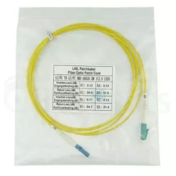BlueOptics SFP2121BU3MS InfiniBand fiiberoptiline kaabel 3 m LC Kollane