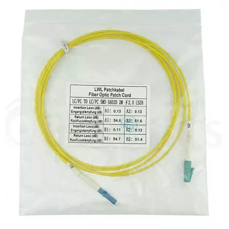BlueOptics SFP2121BU3MS InfiniBand fiiberoptiline kaabel 3 m LC Kollane