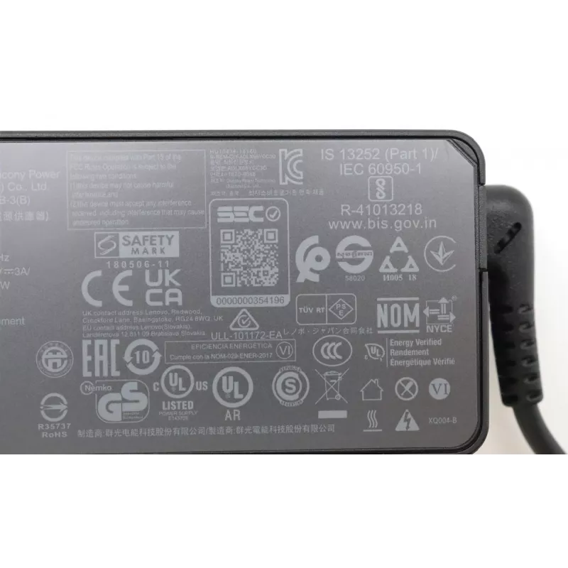 Lenovo 5A11E21011 toiteadapter/inverter Sisetarbimiseks 45 W Must