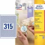 Isekleepuv ringikujuline silt Avery L6019REV-25