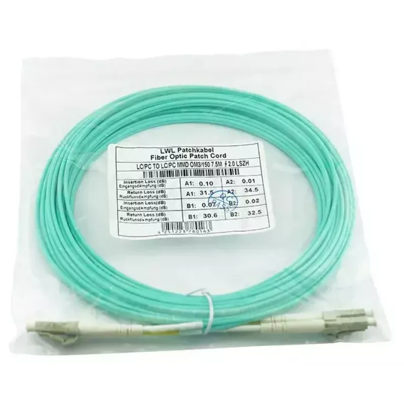 BlueOptics BK839A InfiniBand fiiberoptiline kaabel 2 m LC Aqua OM3