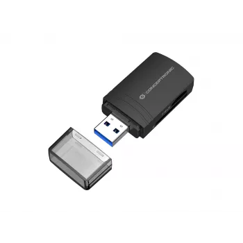 Conceptronic BIAN06B SD TF/MicroSD 4.0 kaardilugeja, UHS-II, USB 3.0, 5Gbps