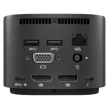 HP Thunderbolt Dock G2 koos Combo-kaabliga, juhtmega, must