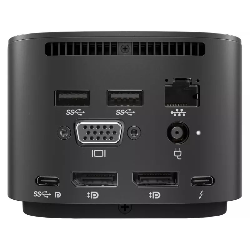 HP Thunderbolt Dock G2 koos Combo-kaabliga, juhtmega, must