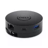 DELL Mobile Adapter DA300 Juhtmega USB 3.2 Gen 2 (3.1 Gen 2) Type-C Must