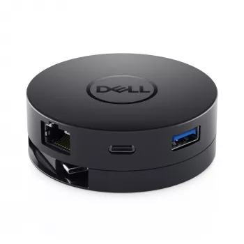 DELL Mobile Adapter DA300 Juhtmega USB 3.2 Gen 2 (3.1 Gen 2) Type-C Must