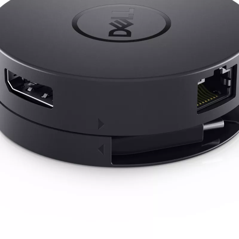 DELL Mobile Adapter DA300 Juhtmega USB 3.2 Gen 2 (3.1 Gen 2) Type-C Must