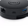 DELL Mobile Adapter DA300 Juhtmega USB 3.2 Gen 2 (3.1 Gen 2) Type-C Must