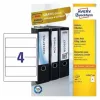 Isekleepuv silt Avery L4761-100 Ümardatud ristkülik
