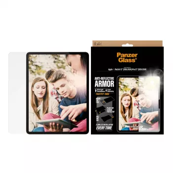 PanzerGlass ® Anti-Reflective Armor ekraanikaitse iPad Air 13 tolli (2024-2026) | Pro 13 tolli (2024-2025) | Ülilai sobivus koos Fastfit tööriistaga