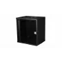Equip Eco Mount 19' kapp, 12U, 540X400MM, RAL9005 must