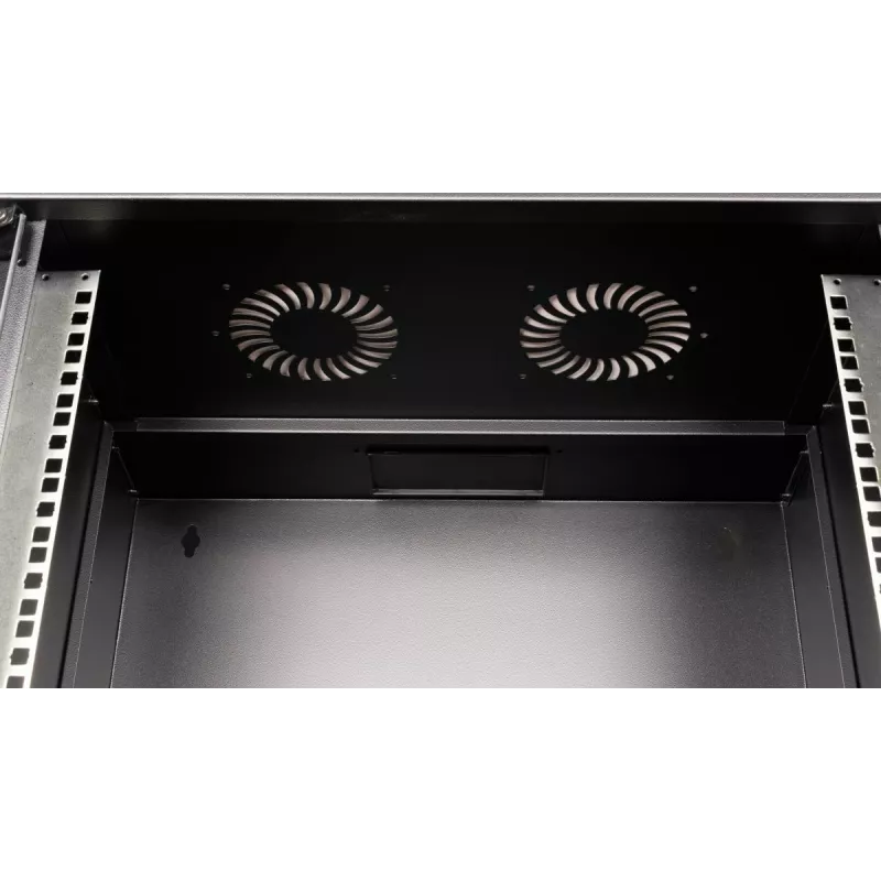 Equip Eco Mount 19' kapp, 12U, 540X400MM, RAL9005 must