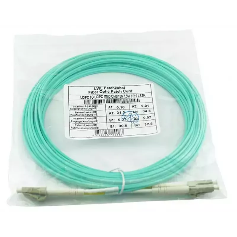 BlueOptics BK840A InfiniBand fiiberoptiline kaabel 5 m LC Aqua OM3