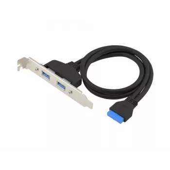 Conceptronic EMRICK11B 19-pin emane kahele USB-A emasele USB 3.0 adapter