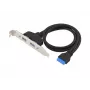 Conceptronic EMRICK11B 19-pin emane kahele USB-A emasele USB 3.0 adapter