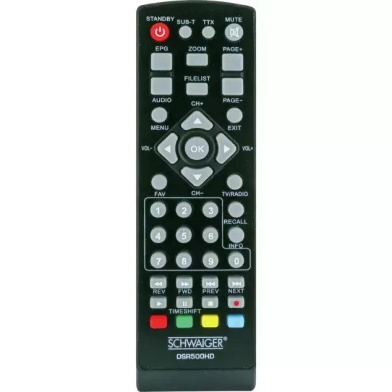 Digiboks Schwaiger DSR500HD Kaabel Full HD Must