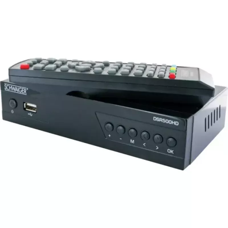 Digiboks Schwaiger DSR500HD Kaabel Full HD Must